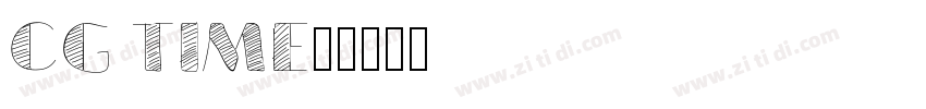 CG TIMEs字体转换